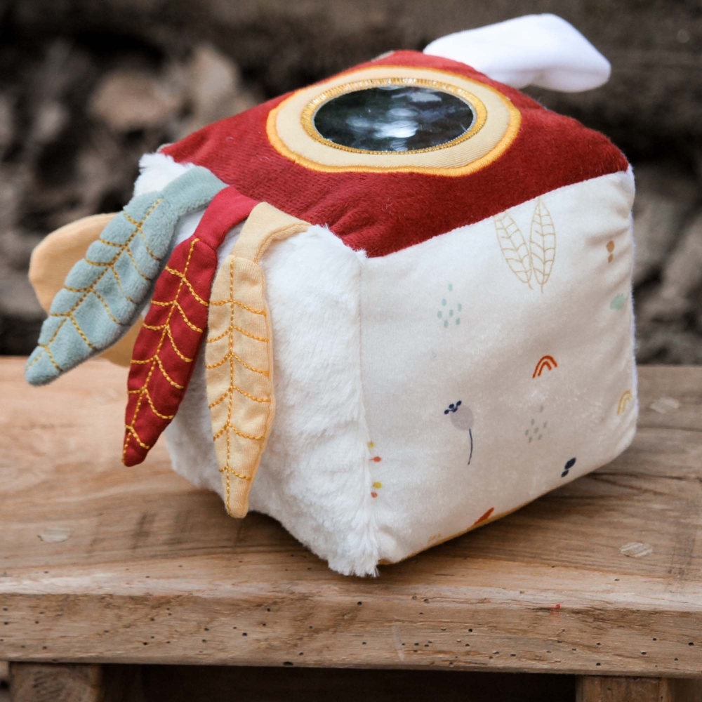 baby awakening toy on its wooden stool baby awakening toy on its wooden stool