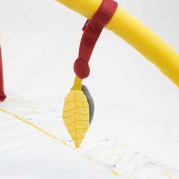 Zoom de las hojas de papel crujiente