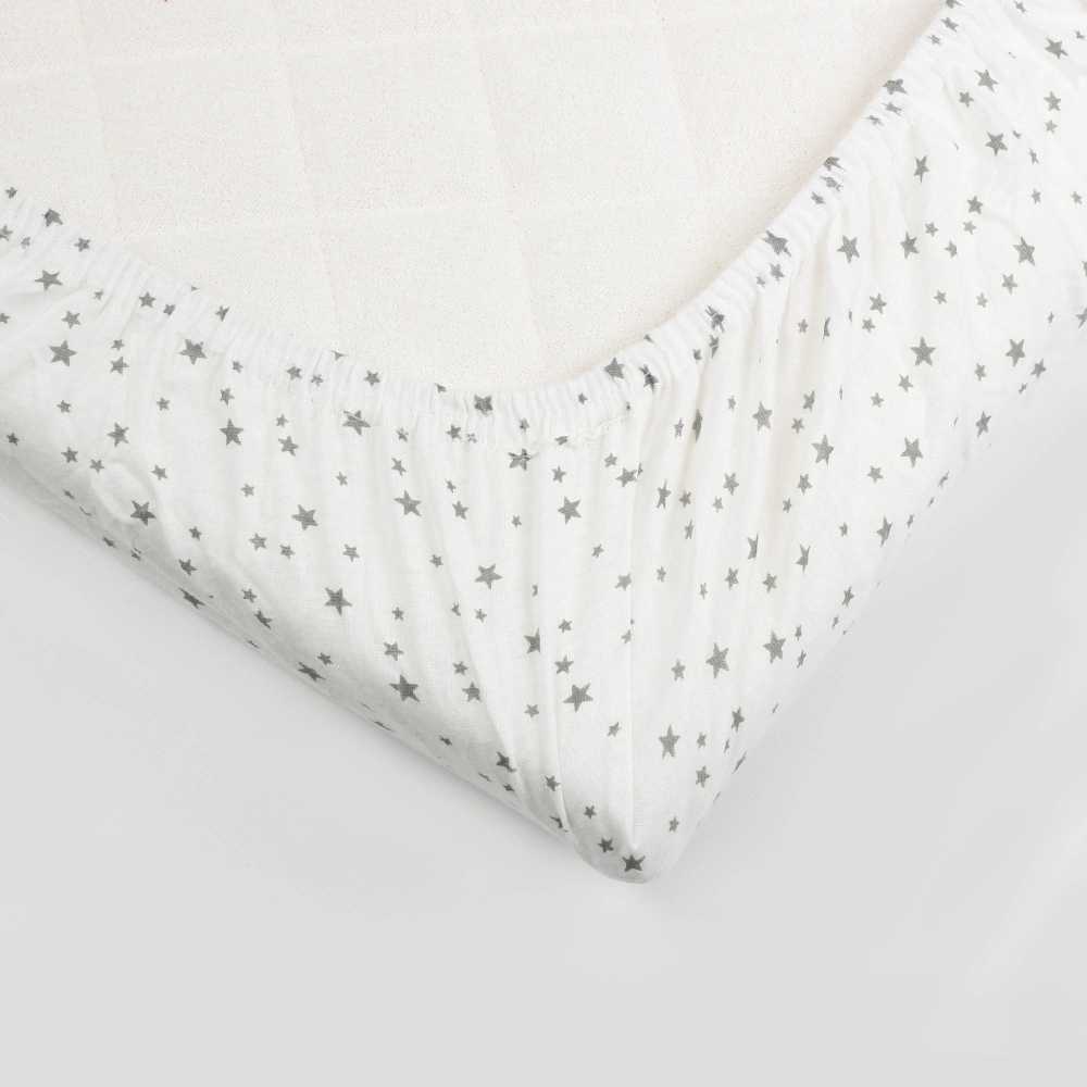 Parte de trás do lençol com estrelas Parte de trás do lençol com estrelas