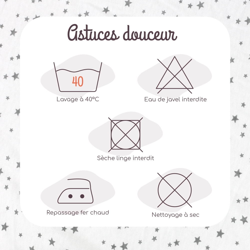 Star sheet care instructions Star sheet care instructions