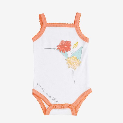 Strappy Bodysuit - Island Flowers