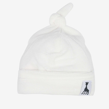 Cappellino neonato in velluto drop needle - Blu navy - ©Sophie la girafe Cappellino neonato in velluto drop needle - Blu navy - ©Sophie la girafe