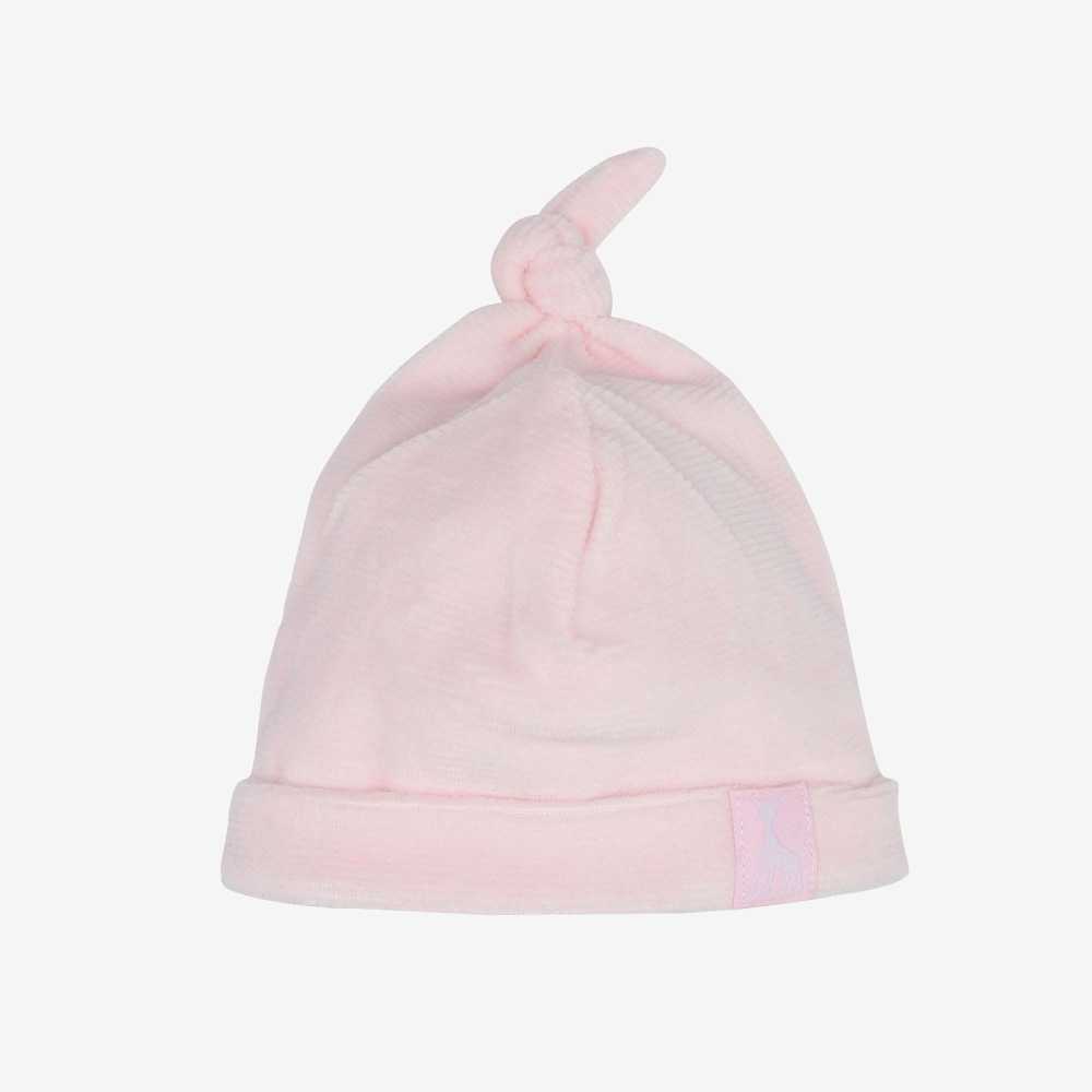 Gorro de recém-nascido em veludo canelado - Rosa - ©Sophie la girafe Gorro de recém-nascido em veludo canelado - Rosa - ©Sophie la girafe