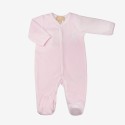 Pijama em Y rosa - Veludo com malha rendada - ©Sophie la girafe Pijama em Y rosa - Veludo com malha rendada - ©Sophie la girafe