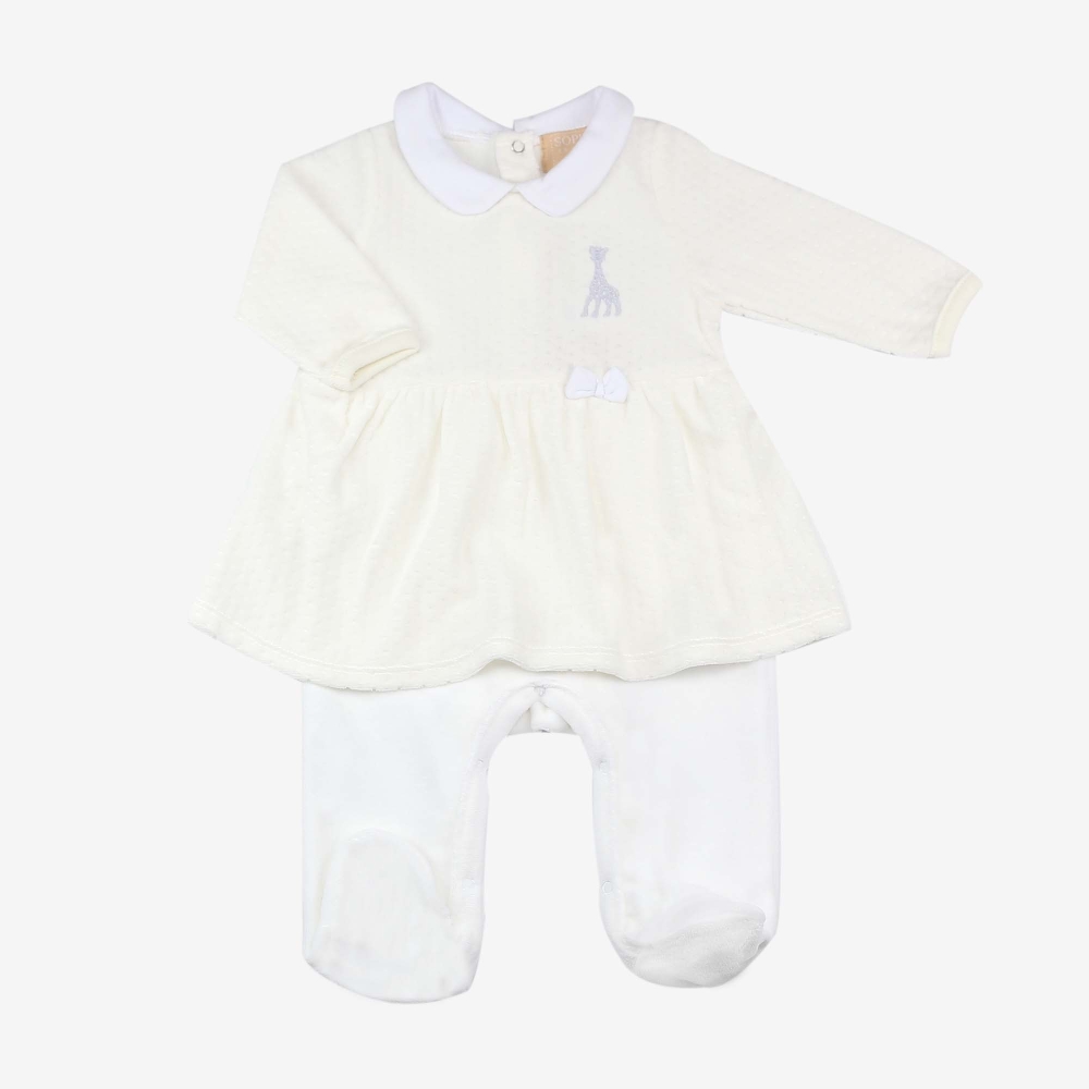 Pyjama Jurk - Wit - ©Sophie de giraf Pyjama Jurk - Wit - ©Sophie de giraf
