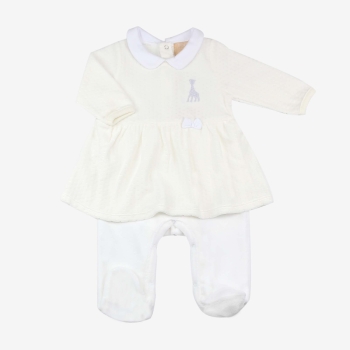 Pyjama Jurk - Wit - ©Sophie de giraf Pyjama Jurk - Wit - ©Sophie de giraf