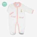 Babygrow de veludo com abertura em Y – ©Sophie la girafe Babygrow de veludo com abertura em Y – ©Sophie la girafe