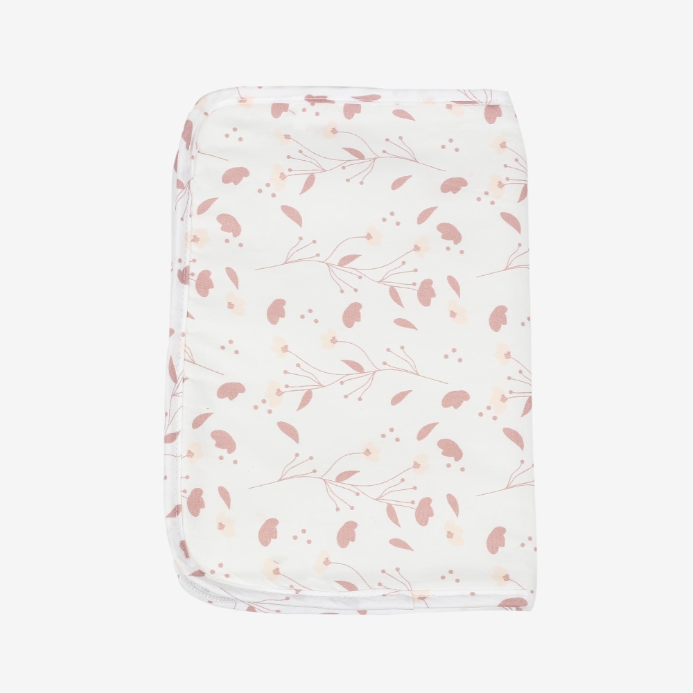 Health record cover with flower pattern Health record cover with flower pattern