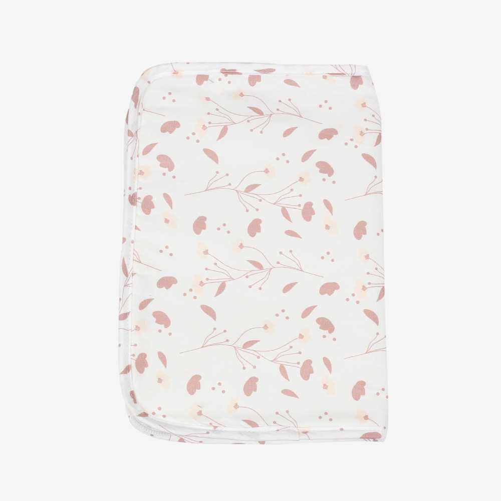 Capa para boletim de saúde com motivos florais Capa para boletim de saúde com motivos florais