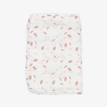 Capa para boletim de saúde com motivos florais Capa para boletim de saúde com motivos florais