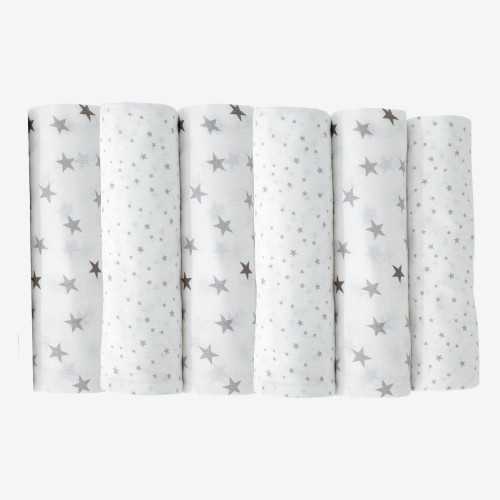 Set van 6 hydrofiele doeken 70*70 cm Set van 6 hydrofiele doeken 70*70 cm