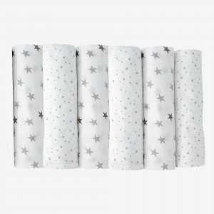 Pack de 6 gasas bebé 70*70 cm Pack de 6 gasas bebé 70*70 cm