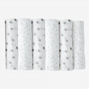 Set di 6 pannolini per neonati 70*70 cm Set di 6 pannolini per neonati 70*70 cm