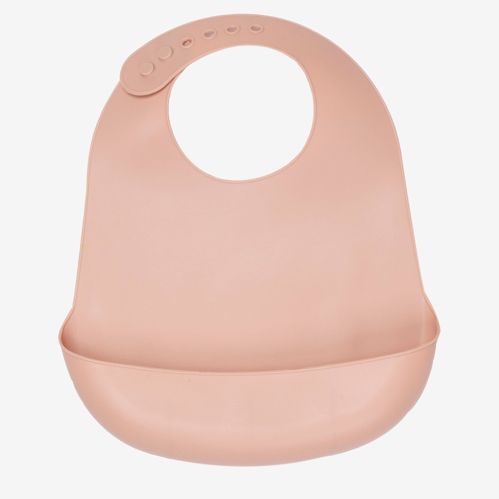 Silicone Bib - Pink