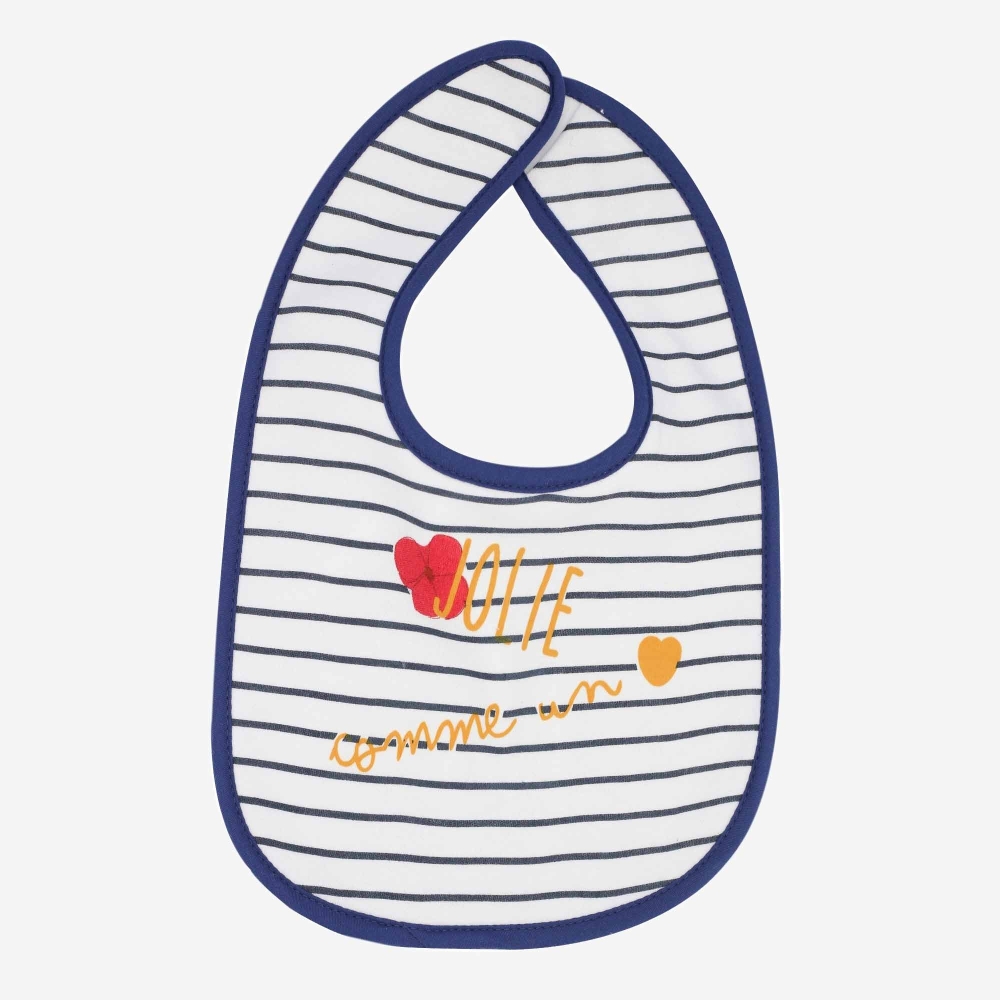 "Pretty as a Picture" Striped Bib "Pretty as a Picture" Striped Bib