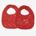 Set of 2 newborn bibs - Christmas Set of 2 newborn bibs - Christmas