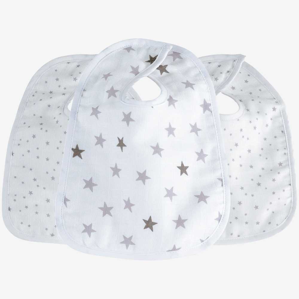 Conjunto de 3 babetes - Sonhos de estrelas