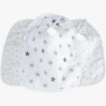 Conjunto de 3 babetes - Sonhos de estrelas
