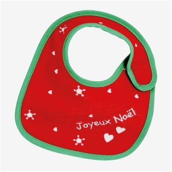 Set aus 2 Lätzchen Geburt Weihnachten Trois Kilos Sept - 2 Set aus 2 Lätzchen Geburt Weihnachten Trois Kilos Sept - 2