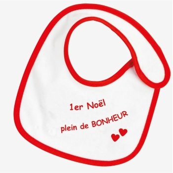 Set aus 2 Lätzchen Geburt Weihnachten Trois Kilos Sept - 3 Set aus 2 Lätzchen Geburt Weihnachten Trois Kilos Sept - 3