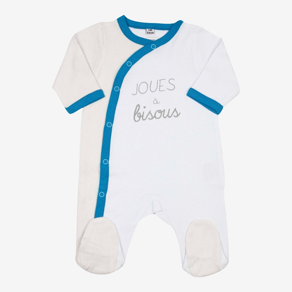 Baby-Schlafanzug "Kussbacken"