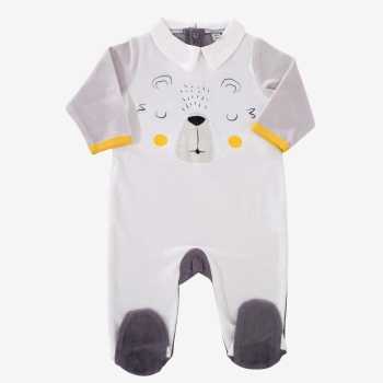 Pijama com cabeça de urso Pijama com cabeça de urso
