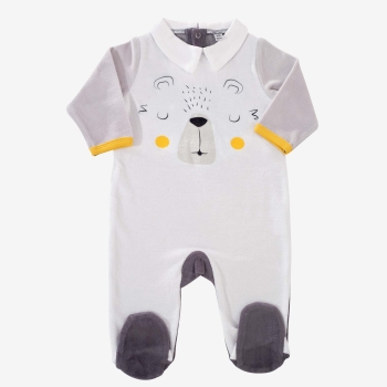 Pyjama met berenkopje Pyjama met berenkopje
