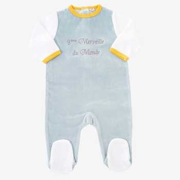 Pijama de bebé azul Pijama de bebé azul