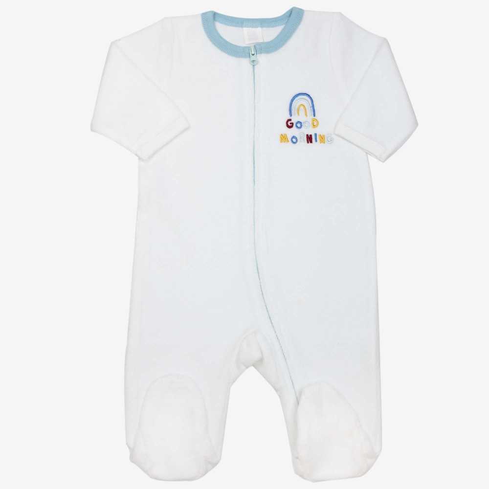 Pijama de bebé com fecho de correr