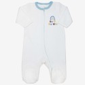 Pijama de bebé com fecho de correr