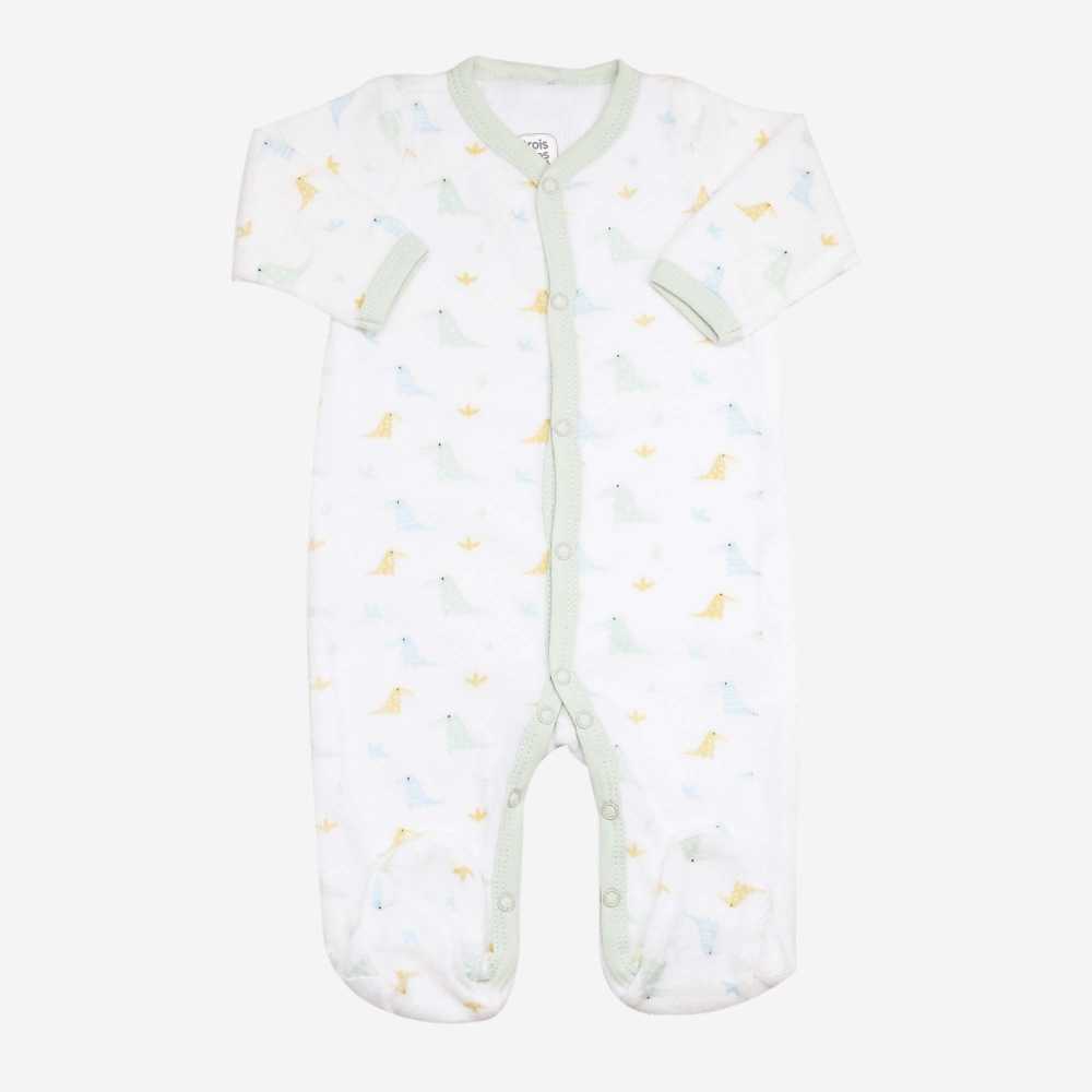 Pelele dinosaurios pastel