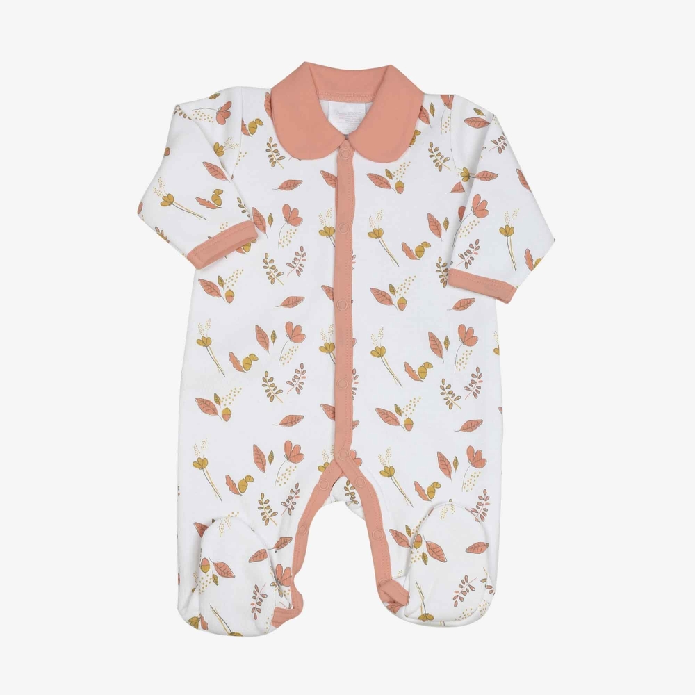 Terracotta Peter Pan collar nightgown