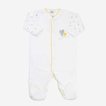 Pijama branco para bebé "meu pequeno coração" Pijama branco para bebé "meu pequeno coração"