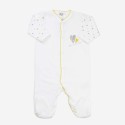 Pyjama bébé blanc "mon petit coeur"