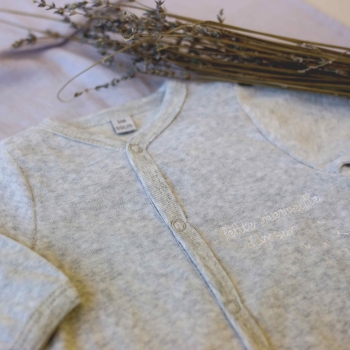 Pigiama bebè grigio mélange Pigiama bebè grigio mélange