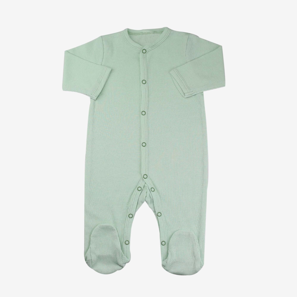 Ribbed mint green sleeper