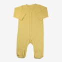 Mosterdgele katoenen babypyjama Mosterdgele katoenen babypyjama