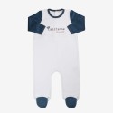 Pijama de bebé capitão branco e azul