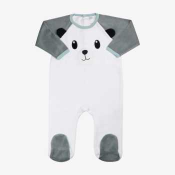 Pijama de bebé com urso