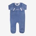 Pijama azul para bebé "Dormir? Nem pensar!'