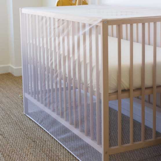 Mosquiteiro para cama de bebé de 60 × 120 cm