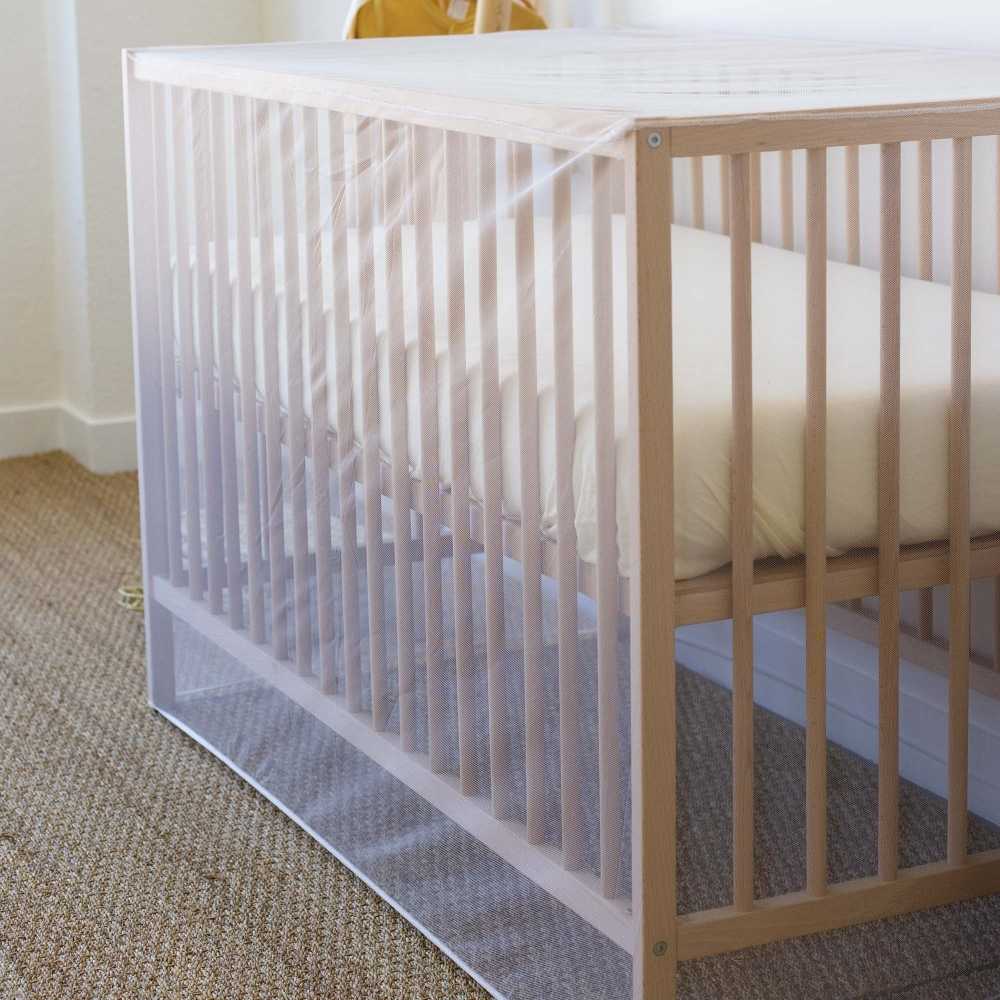 Mosquiteiro para cama de bebé de 60 × 120 cm