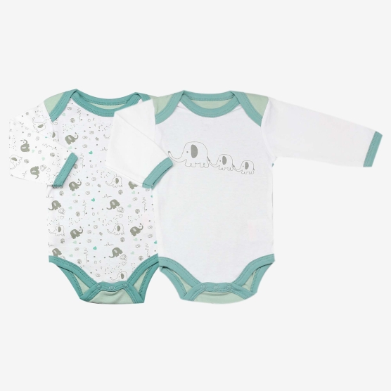 Set of 2 bodysuits - Green...