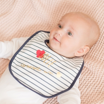 Set of 7 bibs - Pretty as a heart Trois Kilos Sept - 5 Set of 7 bibs - Pretty as a heart Trois Kilos Sept - 5