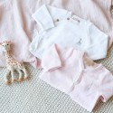 Pyjama en velours rose poudré Pyjama en velours rose poudré