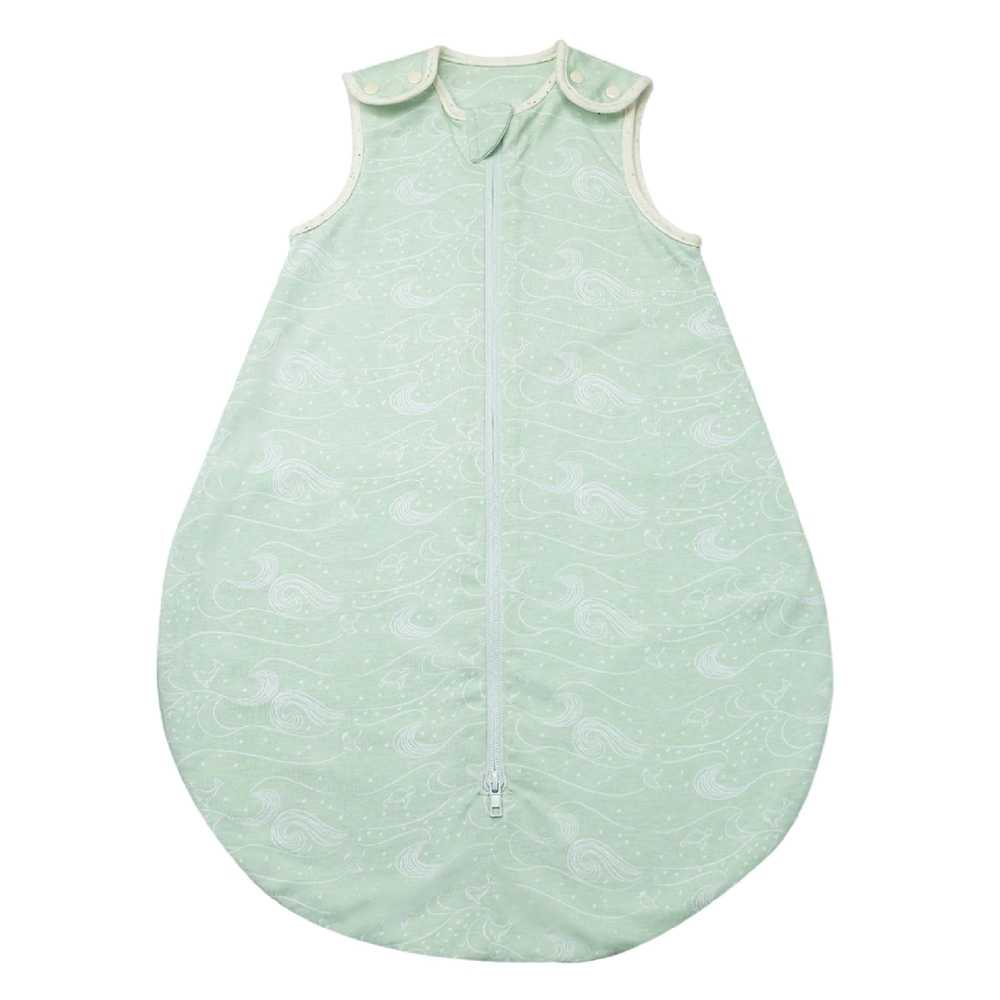 Saco-cama de verão «Ao largo de Nova» em verde-água. Saco-cama de verão «Ao largo de Nova» em verde-água.