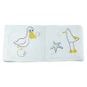 livro para bebés aberto com gaivota, estrela e gaivotão livro para bebés aberto com gaivota, estrela e gaivotão