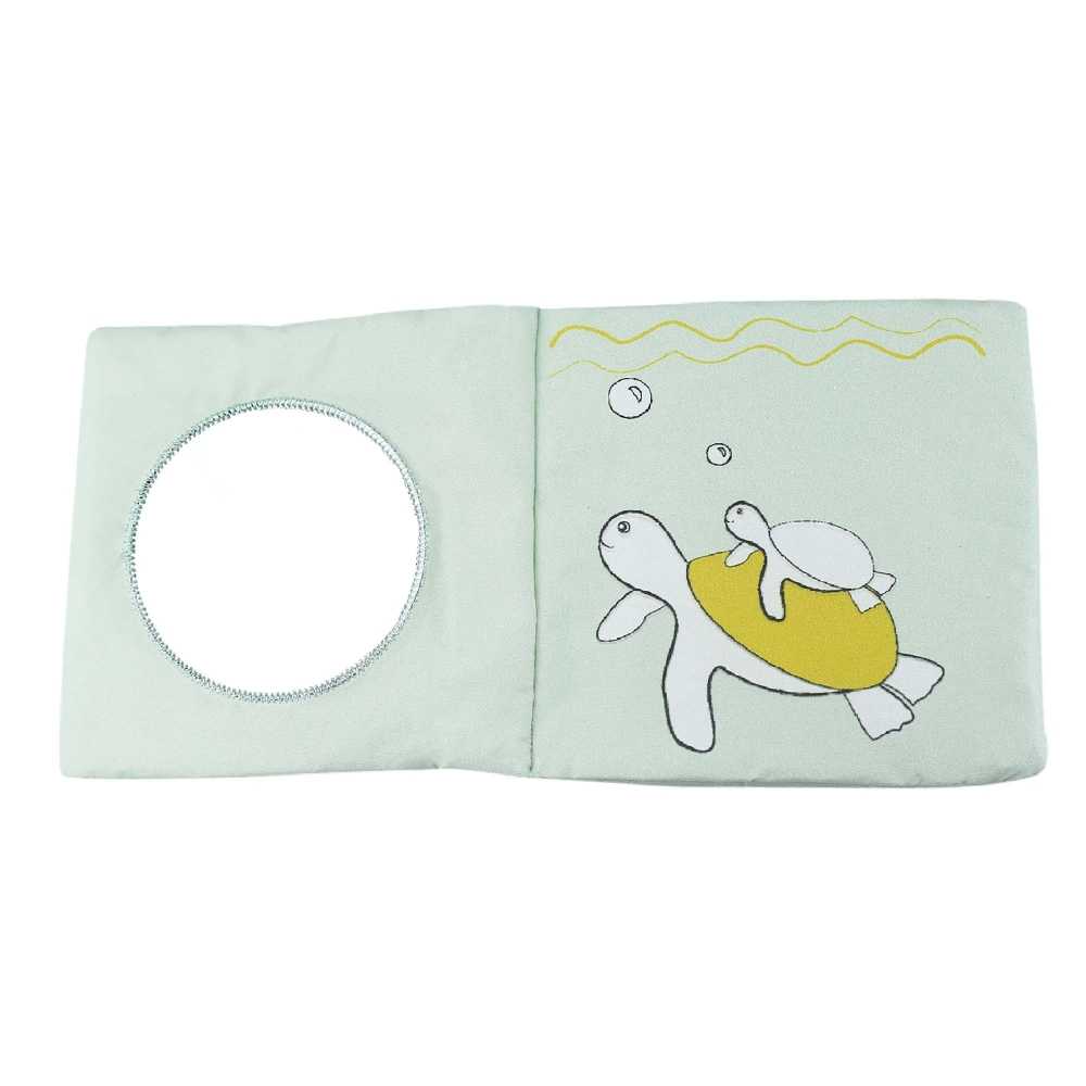 livro para bebé com espelho e tartaruga livro para bebé com espelho e tartaruga