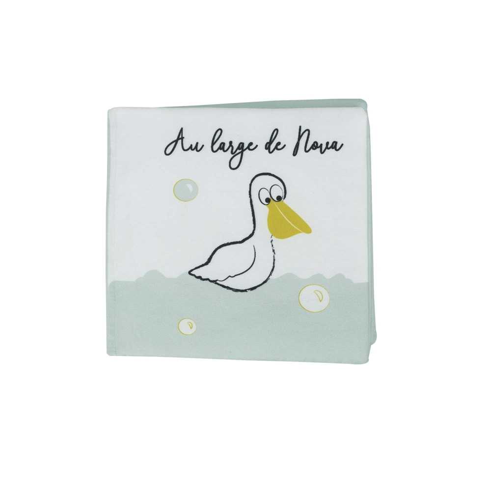 Livro de tecido para bebé com tema do oceano Livro de tecido para bebé com tema do oceano