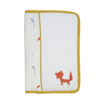 Health record holder from the Hide and seek in the forest collection with an embroidered small fox